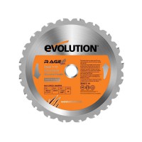 Evolution Rage 185mm Replacement Multipurpose Blade for Circular Saws