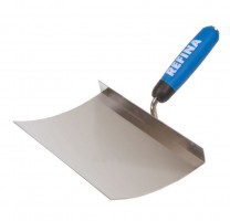 Refina REF-232510 Rust Free Stainless Steel Blue Handle 10\" Harling Trowel