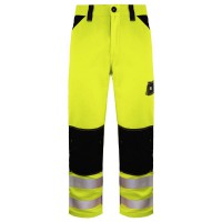 Dickies SA247 Everyday Hi-Vis Trousers - Yellow/Navy - Size 30R