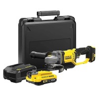 Stanley FATMAX V20 SFMCG400D1K-GB 18V 125mm Angle Grinder with 2.0Ah Battery KitBox