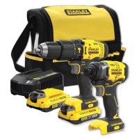 Stanley SFMCK465D2S V20 2-Piece Combo Kit 2 X2 Ah Batteries