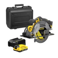 Stanley FATMAX V20 SFMCS500D1K-GB 18V 165mm Circular Saw with 1x2.0Ah Battery Kitbox Kit
