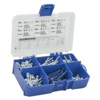 Kreg SK04-INT 260 Pack PocketHole Screw Starter Kit 25mm Pan-Head 64mm Blue-Kote