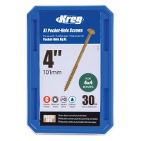 Kreg SML-C4X400-30 102 mm (4\") XL Pocket-Hole Screws - 30 ct.