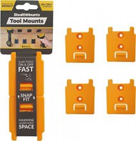 Stealth Mounts Yellow Tool Mounts Dewalt 18-60V XR Flexvolt Tools (4 Pack)