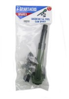 Spartacus SP086 Green metal fuel can spout (new)