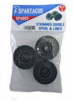 Spartacus SP143 Trimmer Spool & Line - Pack of 3
