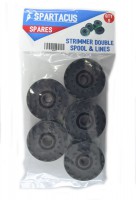 Spartacus SP143 Trimmer Spool & Line - Pack of 5