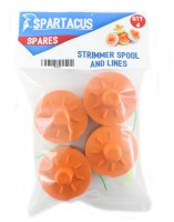 Spartacus SP153 Trimmer spool & line - Pack of 4