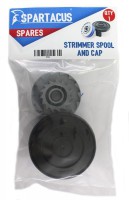Spartacus SP214 Strimmer Cover Cap & Line Fits MacAllister GT2836 GT3037 MGTP 430 MGTP 600