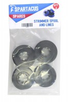 Spartacus SP347 Trimmer spool & line - Pack of 4