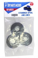 Spartacus SP348 Trimmer spool & line - Pack of 3