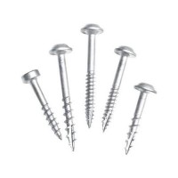 Kreg Pack of 500 Carton of Zinc Pocket Screws 32mm 1-1/4\" #6 Fine Pan-Head