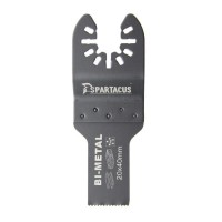 Spartacus Multi Tool BIM Plunge Cut Blade 20mm x 40mm Wood Plastic Metal Cutting 