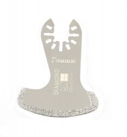 Spartacus Multi Tool Diamond Boot Shaped Grout Blade 65mm Hard Tile Cement Glass