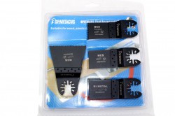 Spartacus Multi Tool 4pcs Blade Set in Blister 68mm 34mm 34mm 34mm