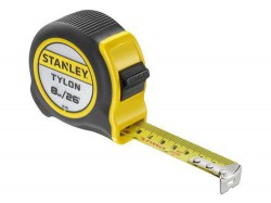 Stanley 1-30-656 Pocket Tape 8m / 26ft Single Tylon Blade