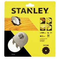 Stanley STA13355 Circ Saw Blade, TCT 185 x 20 x 24T