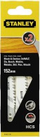 Stanley STA21172 152mm HCS Reciprocating Saw Blades - Wood / Plastic Cut