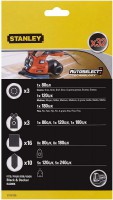 Stanley STA37095 Pack of 32 Assorted Multisander, Detail, & Random Orbit Sanding Sheets