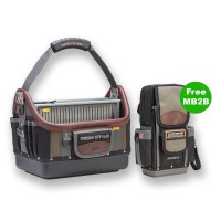 Veto Pro Pac OT-LC Open Top Heavy Duty Compact Tote Tool Bag With Free MB2B