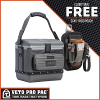 Veto Pro Pac LBC-10 Carbon Lunchbox Cooler Bag with Promotional SC45 Tool Pouch