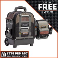 Veto Pro Pac TECH LCT WHEELER Tool Bag with Promotional SPMC Tool Bag