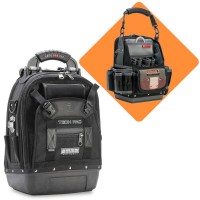 Veto Pro Pac Tech Pac Blackout Backpack No Panels with Promotional SB-LD Hybrid Tool Bag