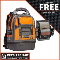 Veto Pro Pac TECH PAC MC Hi-Viz ORANGE with Promotional SPMC Tool BAg