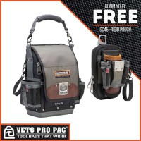Veto Pro Pac TP-LC Technicians Tool Pouch with Promotional SC45 Tool Pouch