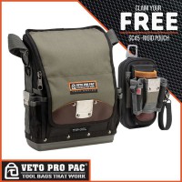 Veto Pro Pac TP-XL Extra Large Tool Pouch with Promotional SC45 Tool Pouch