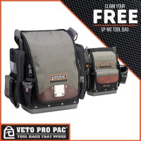 Veto Pro Pac TP-XXL Extra Extra Large Tool Pouch with Promotional SPMC Tool Bag