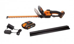 WORX WG261E.1 18V Battery Cordless Hedge Trimmer 45cm with x2 Battery & Charger