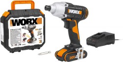 Worx WX291 20V 1x2Ah Battery Cordless Impact Driver Kit