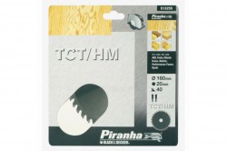 Black & Decker Piranha X13255 Cross Cut TCT Circular Saw Blade 160mm x 20mm 40 Teeth