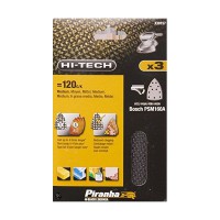 Black & Decker Hi-Tech X39157 Pack of 3 Mesh Sander Sheet 120g for Fits Bosch PSM160A