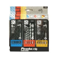 Black & Decker Mixed Drill Bit Set Brick Metal Wood