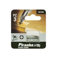 Black & Decker Piranha X61042 Pack of 2 25mm Pozi PZ3 Hex Shank Screwdriver Bits