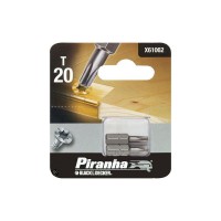 Black & Decker Piranha X61062 Pack of 2 Torx T20 Hex Shank Screwdriver Bits