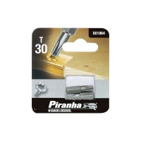 Black & Decker Piranha X61064 Pack of 2 Torx T30 25mm Hex Shank Screwdriver Bits