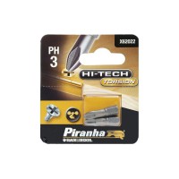 Black & Decker Piranha X62022 Pack of 2 25mm Hi-Tech Torsion Philips Head PH3 Hex Shank Screwdriver Bits