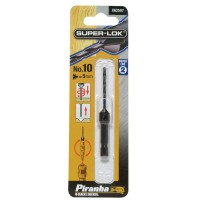 Black & Decker Piranha X62507 Super-Lok 78mm No. 10 Pilot Bit Counterink Hex