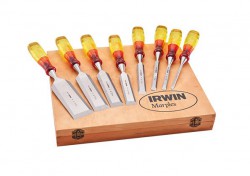 XMS IRWIN Marples 8 Piece Splitproof Wood Chisel Set