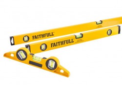 XMS Faithfull 3 Piece Level Set (120cm, 60cm and 24cm Torpedo)