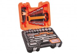 XMS Bahco 95 Piece 1/4in and 1/2in Square Drive Socket and Mechanics Set