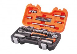 XMS Bahco 34 Piece 3/8in Square Drive Socket Set