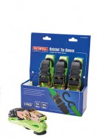 XMS Faithfull 4 Piece Ratchet Tie Down Set