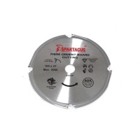 Spartacus 165mm x 4 Tooth x 20mm Bore Cement Fibre Board PCD Saw Blade