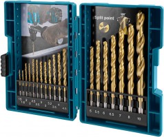 19PCS HSS-TIN METAL BIT SET