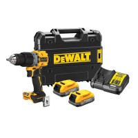 DeWalt DCD805E2T-GB 2x18v Powerstack Batteries XR BL G3 Hammer Drill Driver Kit